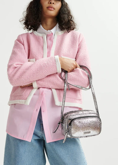 Howy Fitted Jacket - Light Pink/White