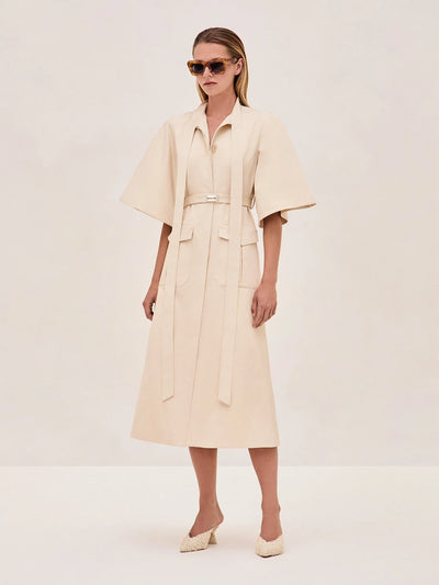 ILARDI DRESS - Beige