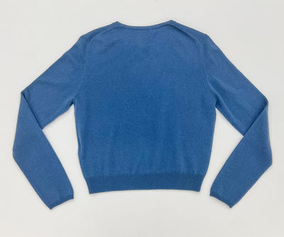 Round Neck Sweater - Blue