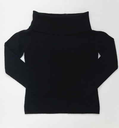 Off-Shoulder Sweater - Black