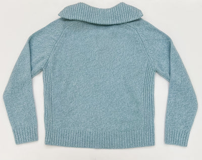 COLLAR SWEATER - Blue