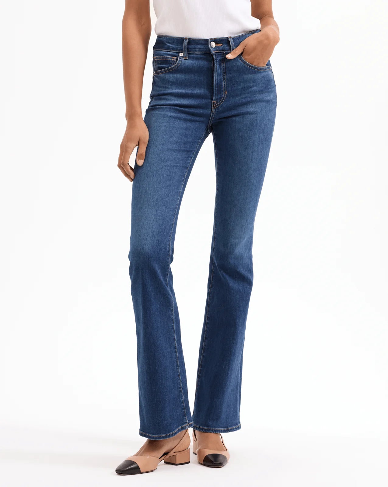 Beverly Skinny-Flare Jean - Bright Blue