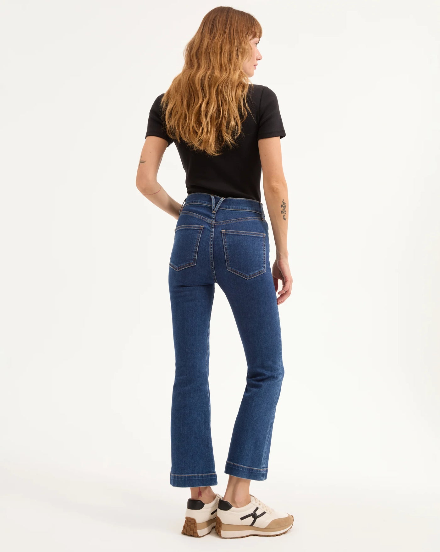 Carson Kick-Flare Jean - Bright Blue