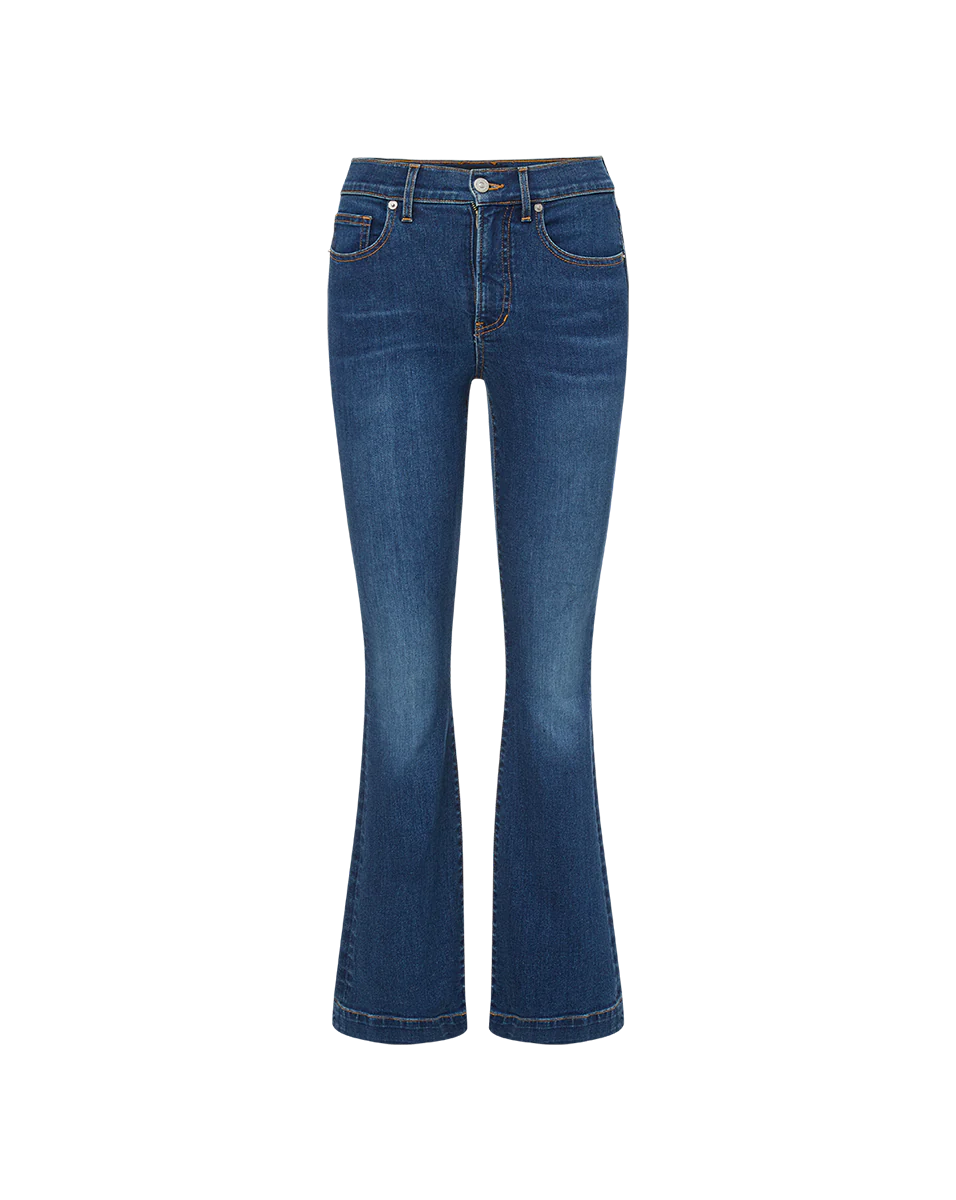 Carson Kick-Flare Jean - Bright Blue