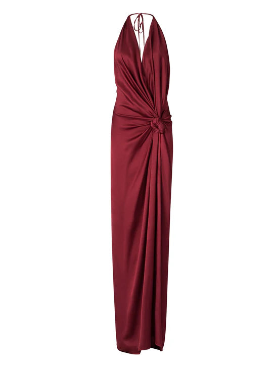 JAZMIN DRESS - Burgundy