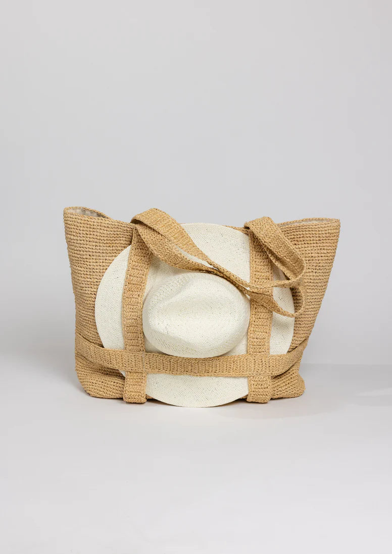 The Original Straw Traveler Bag - Natural