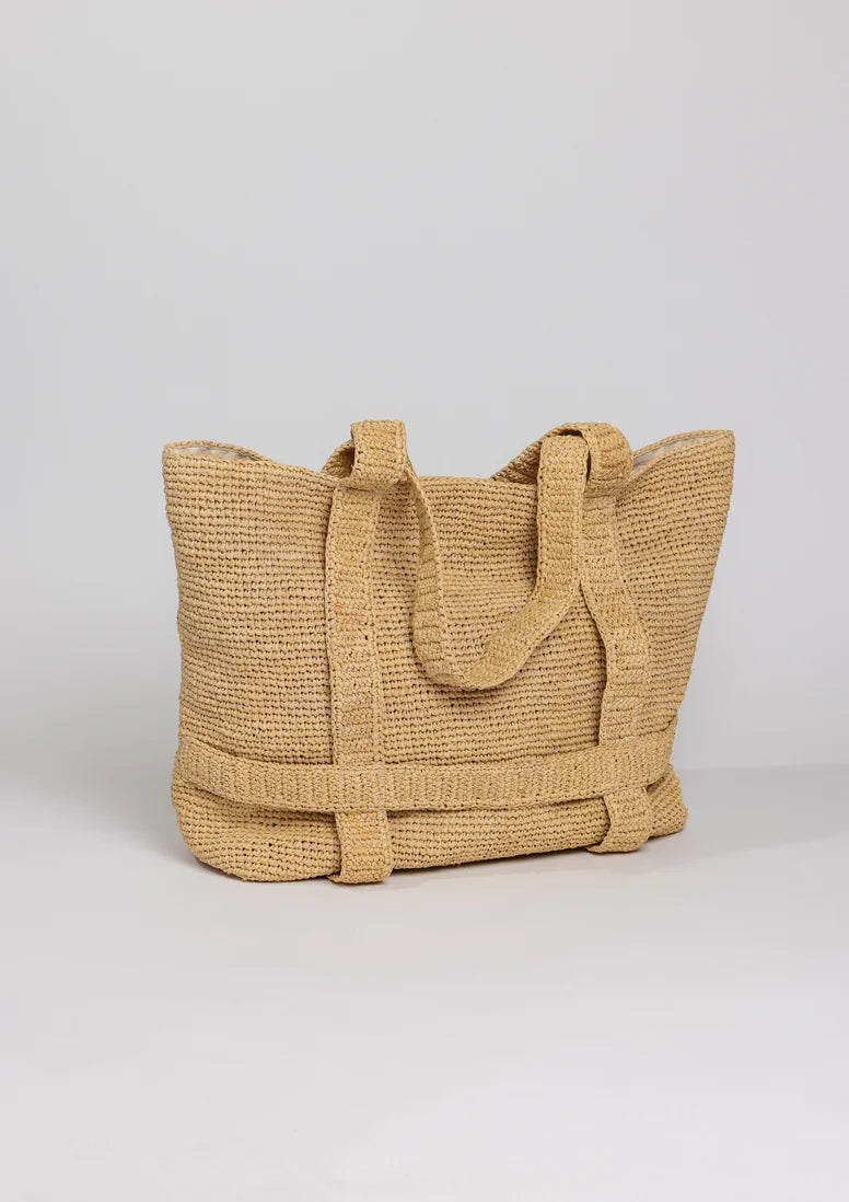 The Original Straw Traveler Bag - Natural