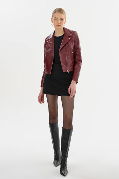 KELSEY JACKET - Burgundy