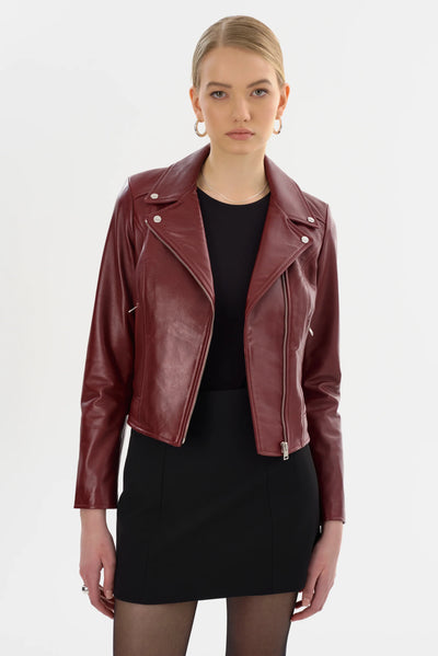 KELSEY JACKET - Burgundy