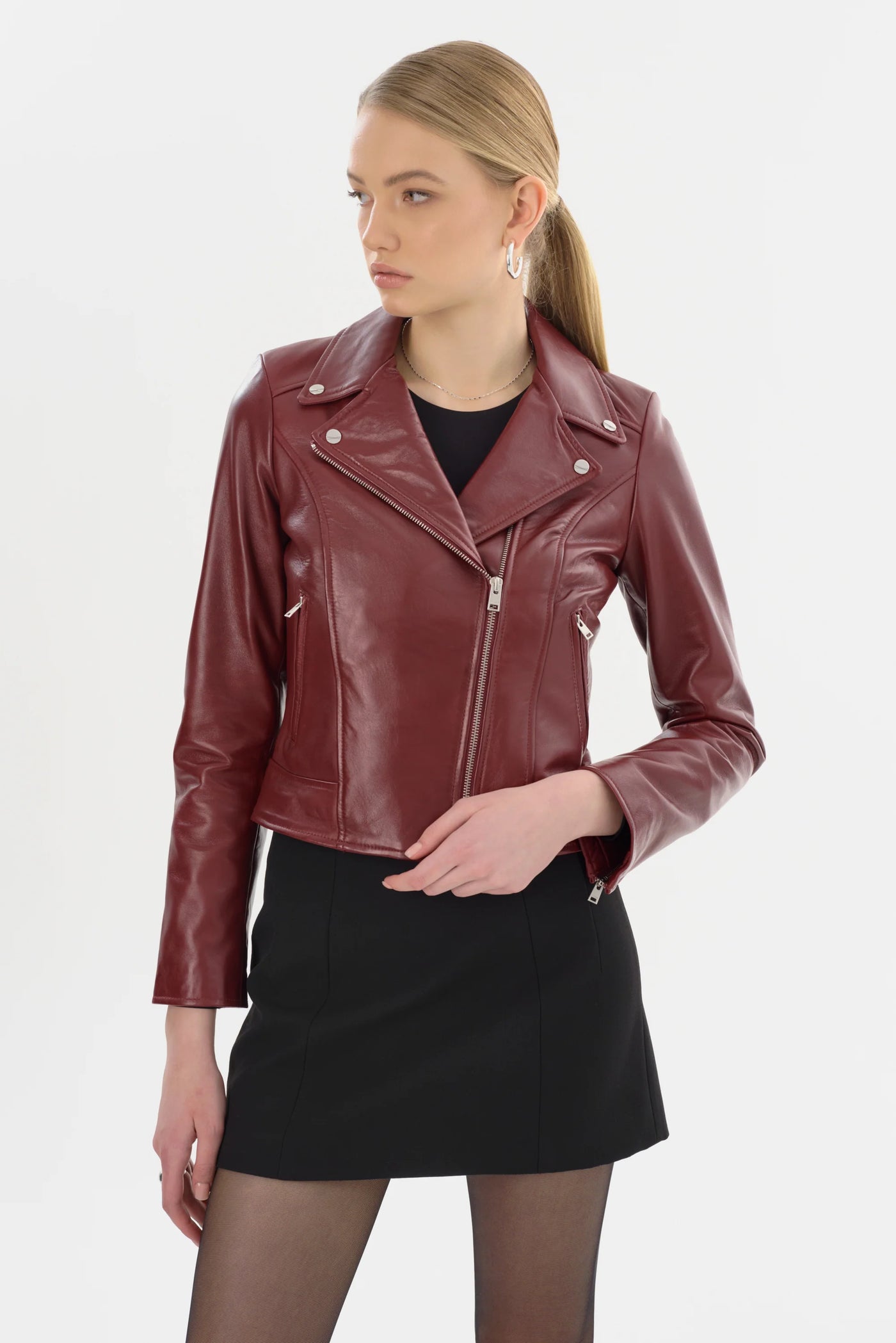 KELSEY JACKET - Burgundy