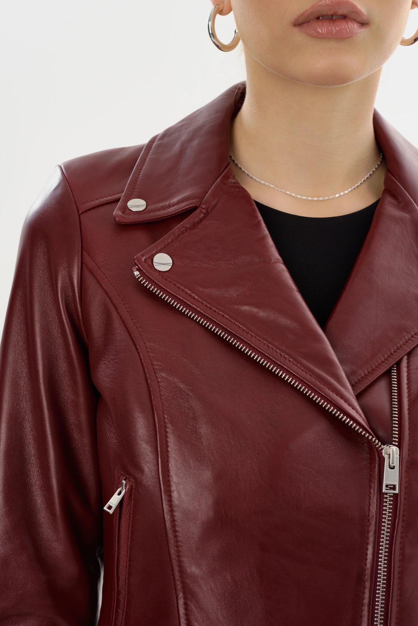 KELSEY JACKET - Burgundy