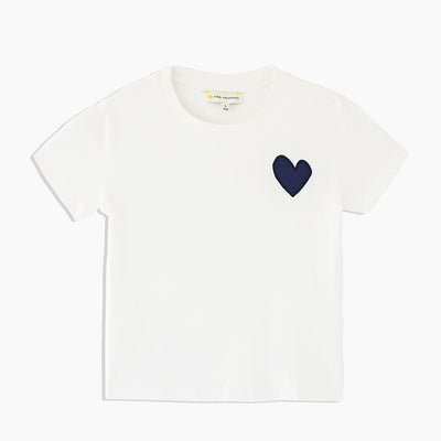 The Suke Tee Contrast Imperfect Heart - More Colors Available