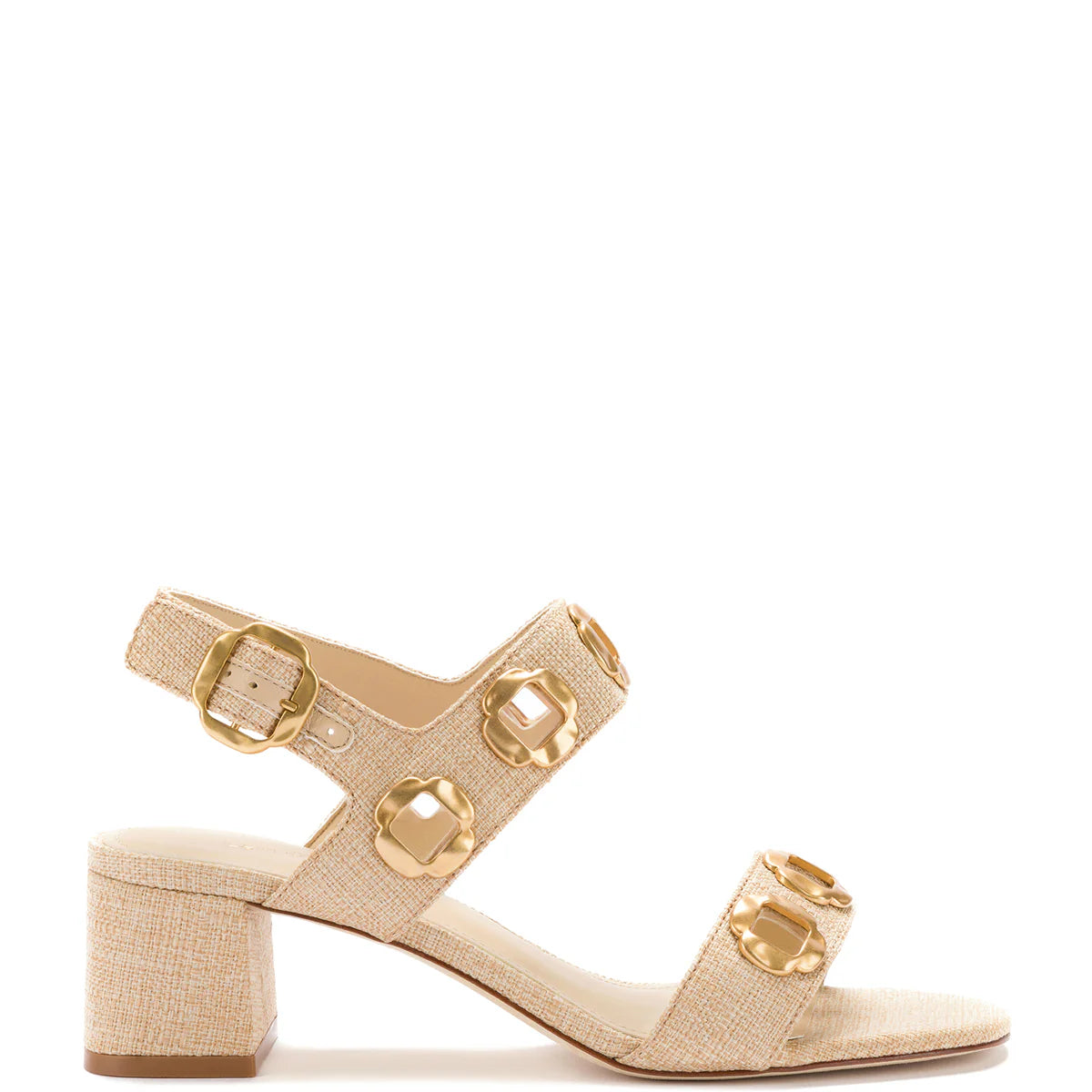 Milan Sandal - Beige Raffia