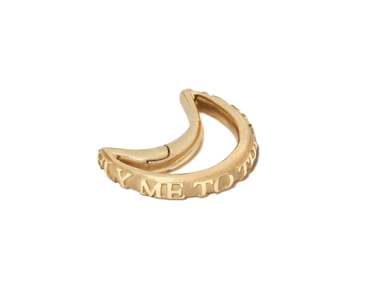 Fly Me To The Moonlock - 18K Yellow Gold
