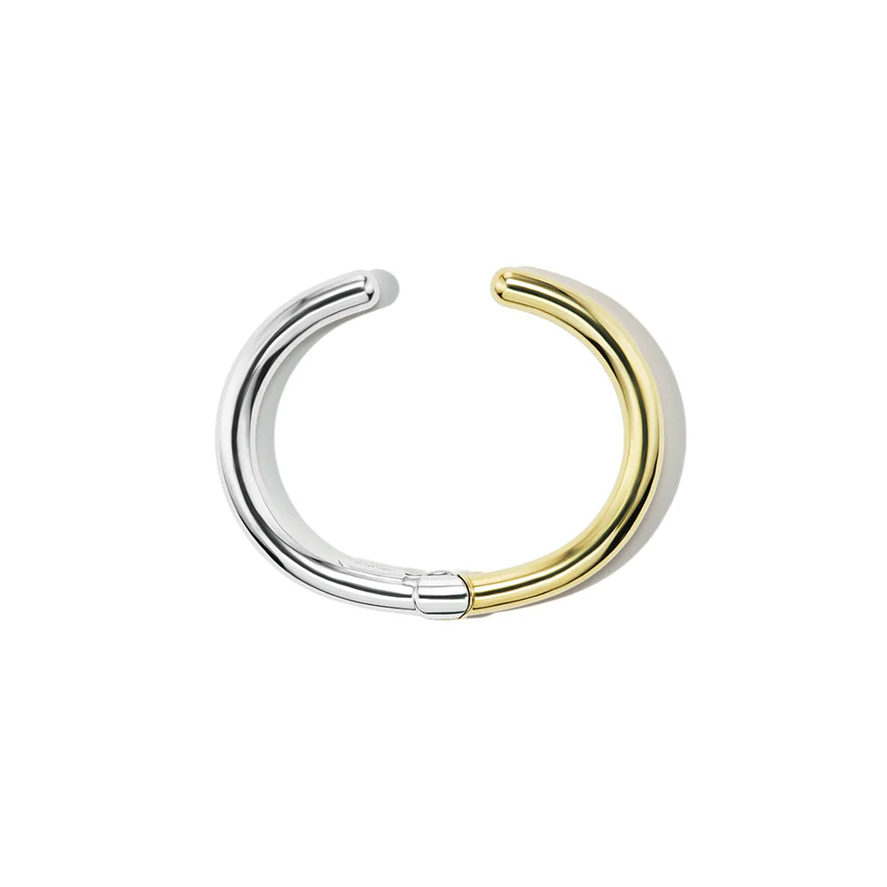 Hinged Cuffling Regular - Silver & Brass