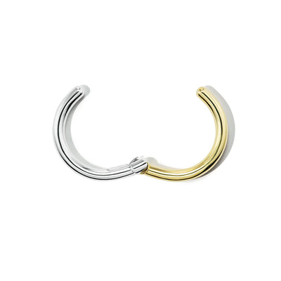 Hinged Cuffling Regular - Silver & Brass