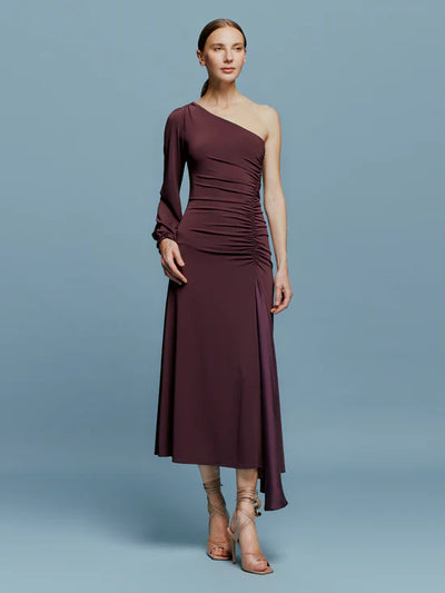 MEL DRESS - Burgundy