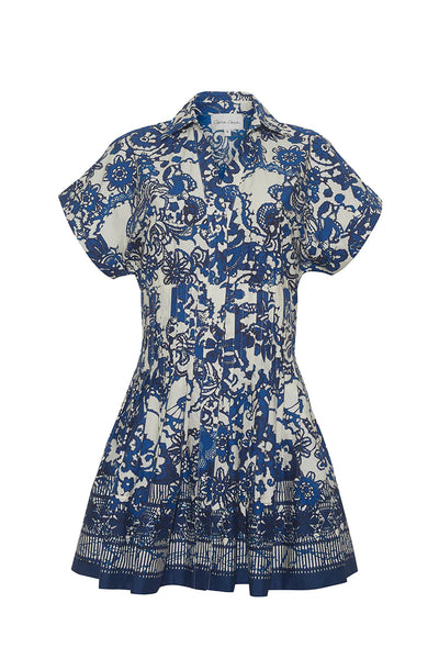 Nash Mini Dress - Dentelle Blue