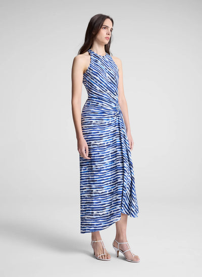 RUBY DRESS - Navy Stripe