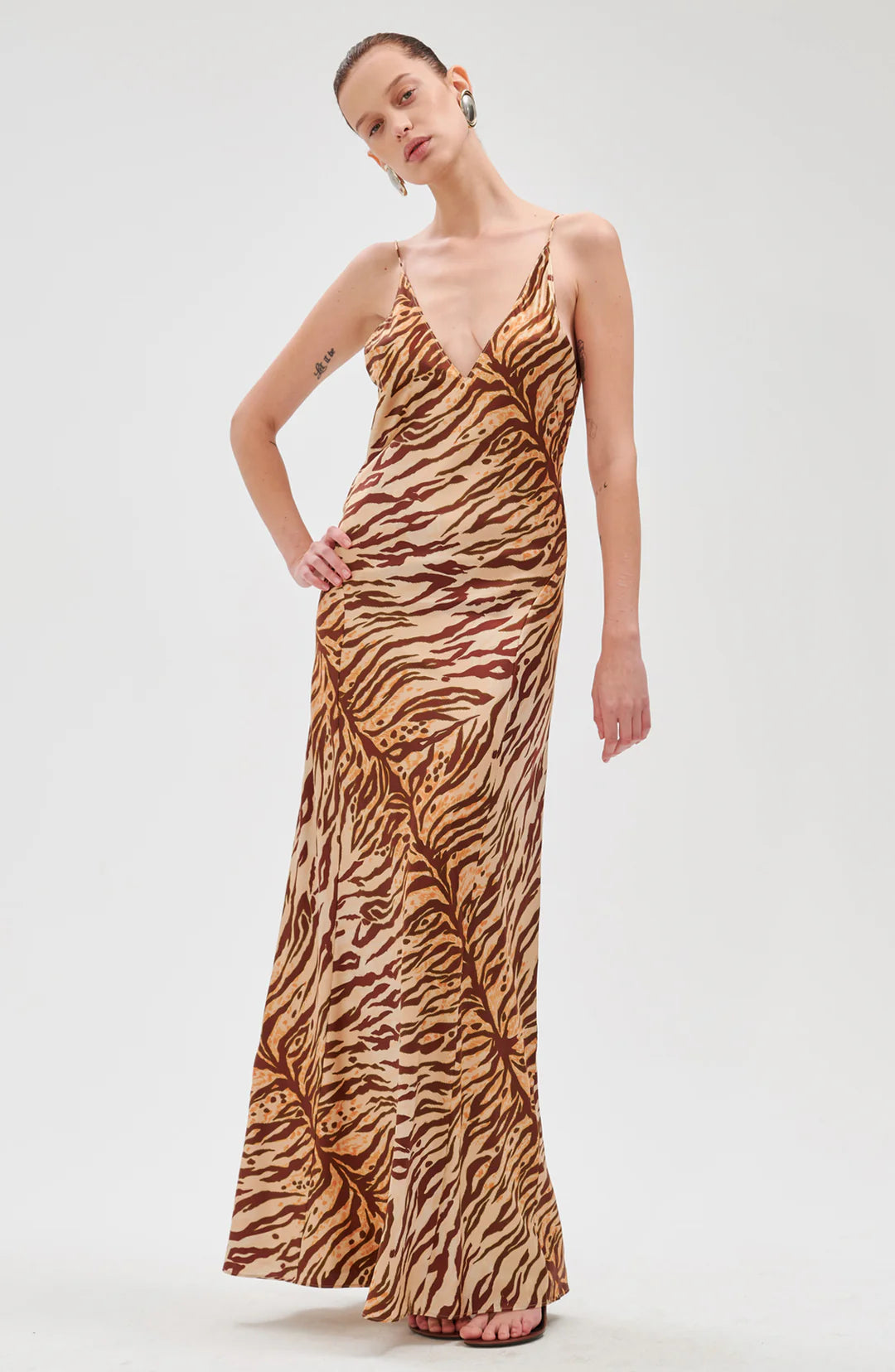 ROWAN DRESS - Tiger Print