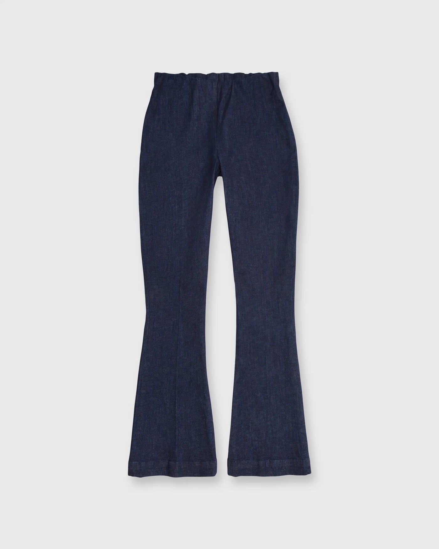 Faye Flare Cropped Pant - Indigo Stretch Denim