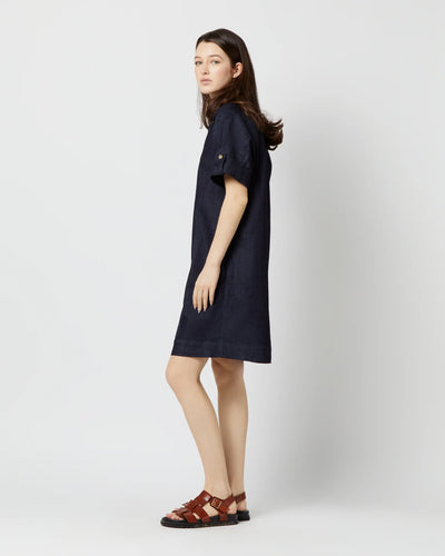 MOLLY DRESS - Indigo Stretch Denim