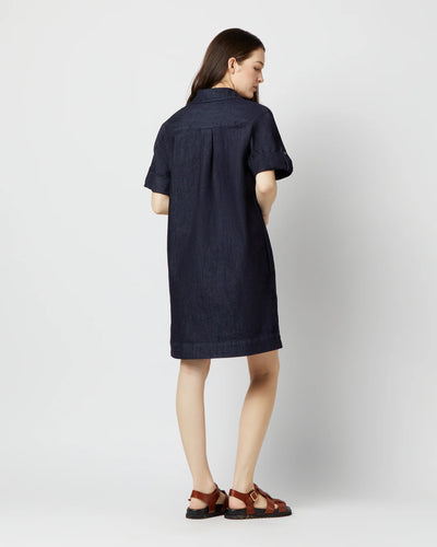 MOLLY DRESS - Indigo Stretch Denim