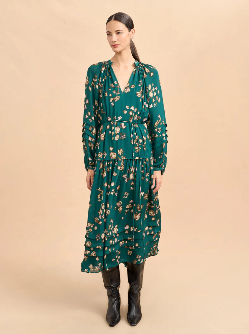 Seraphine Dress - Green Multi