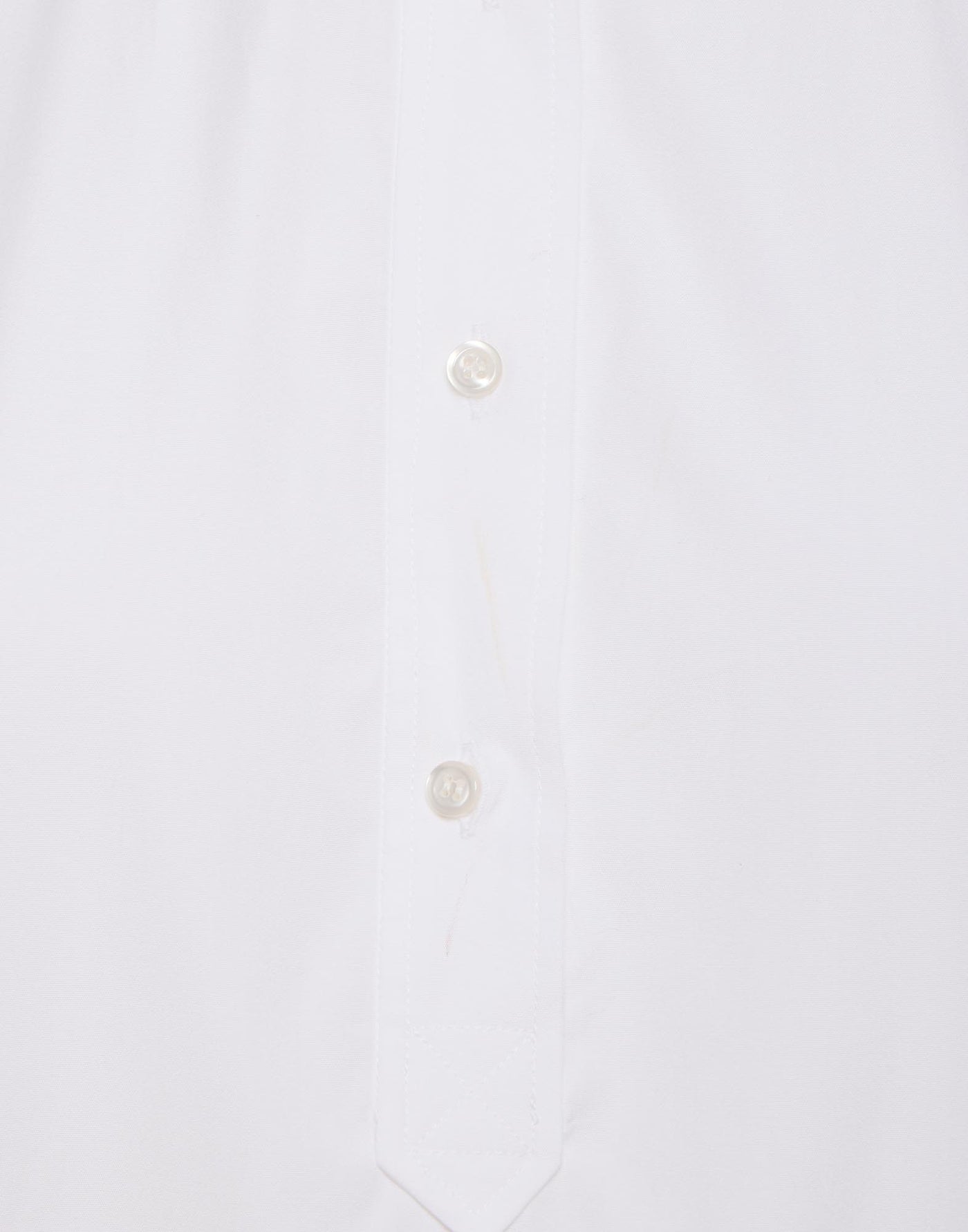 Poet Shirt - Solid White in Tailor Poplin