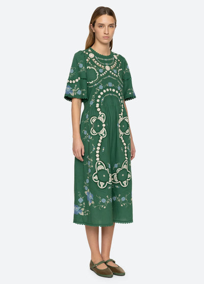 Vesna S/S Dress - Green