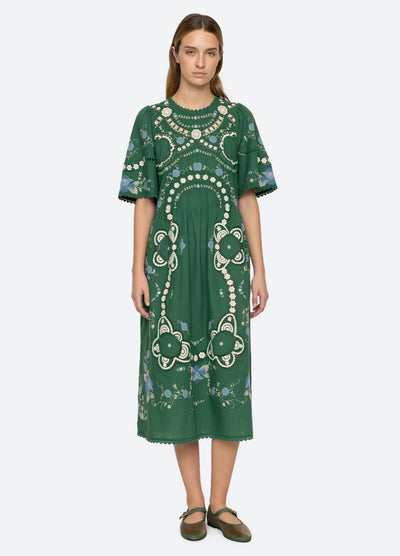 Vesna S/S Dress - Green