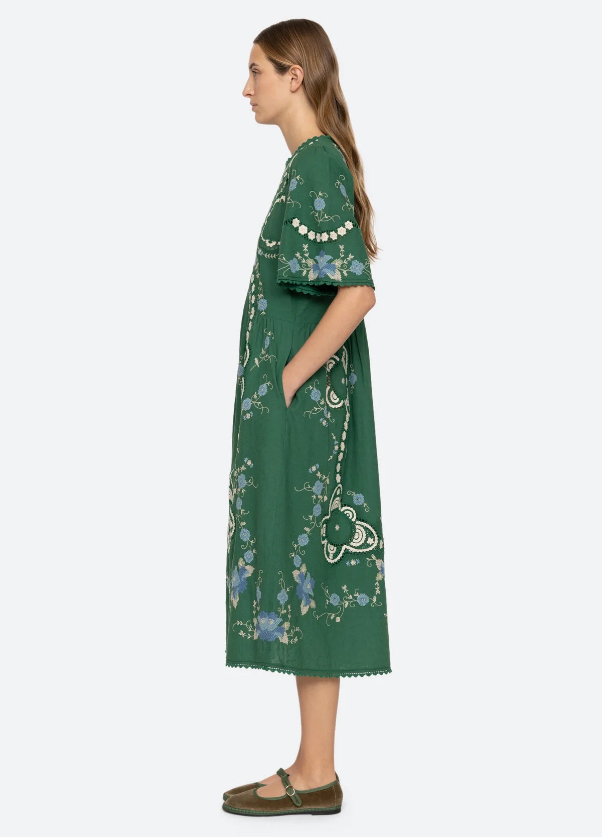 Vesna S/S Dress - Green