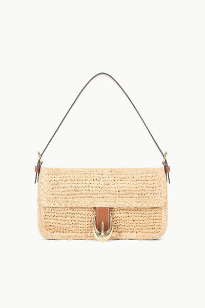 HARLOW RAFFIA BAG - NATURAL TAN