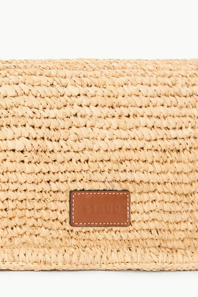 HARLOW RAFFIA BAG - NATURAL TAN