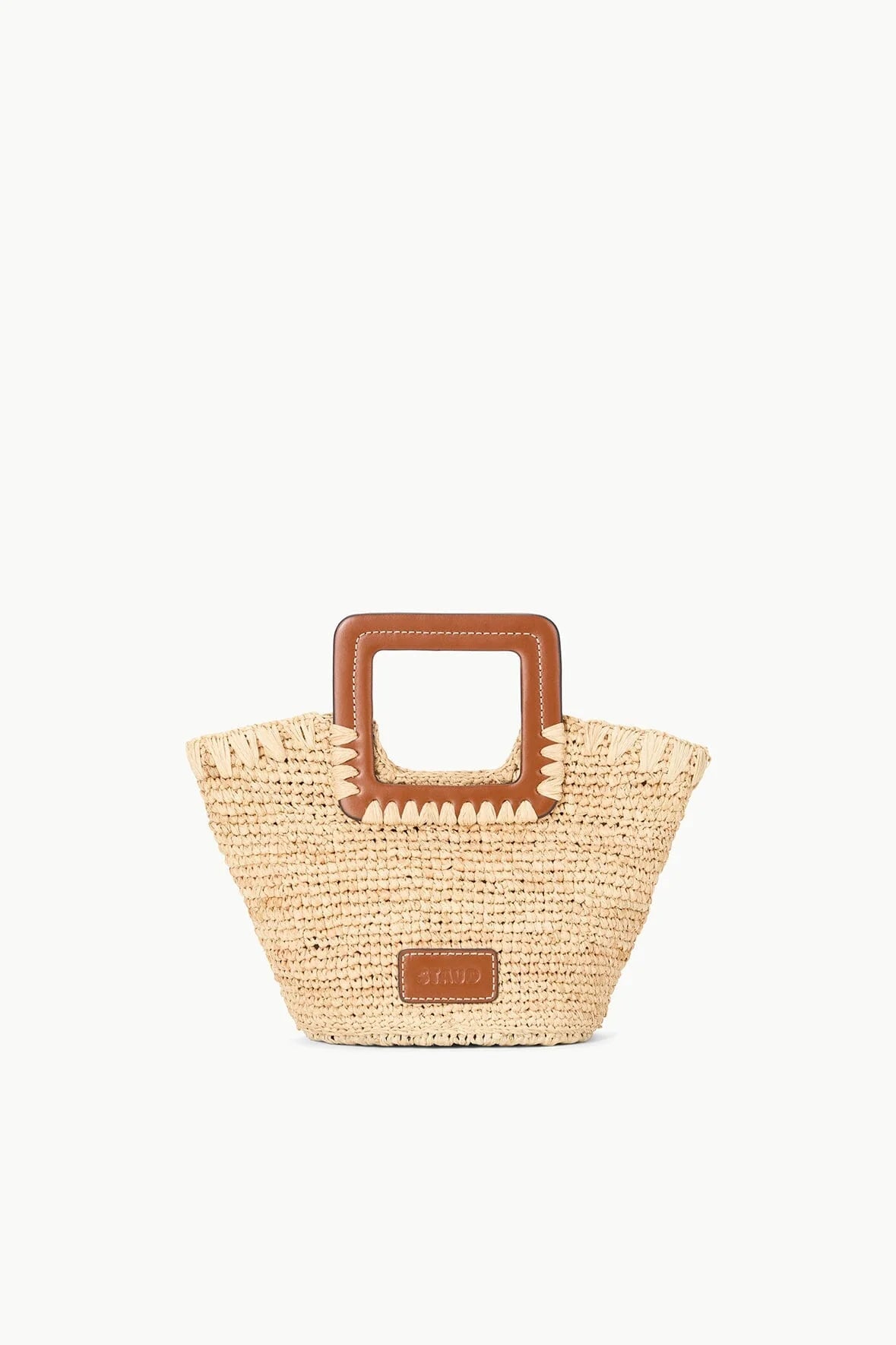 SHIRLEY RAFFIA MINI BUCKET - NATURAL TAN