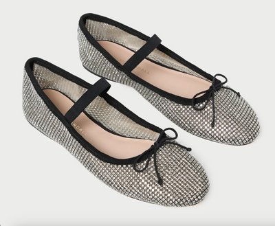 Leonie Crystal Ballet Flat