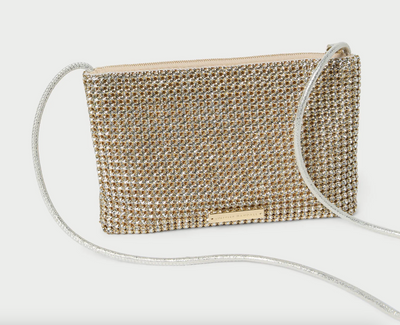 Yasmine Diamanté Crossbody - Gold