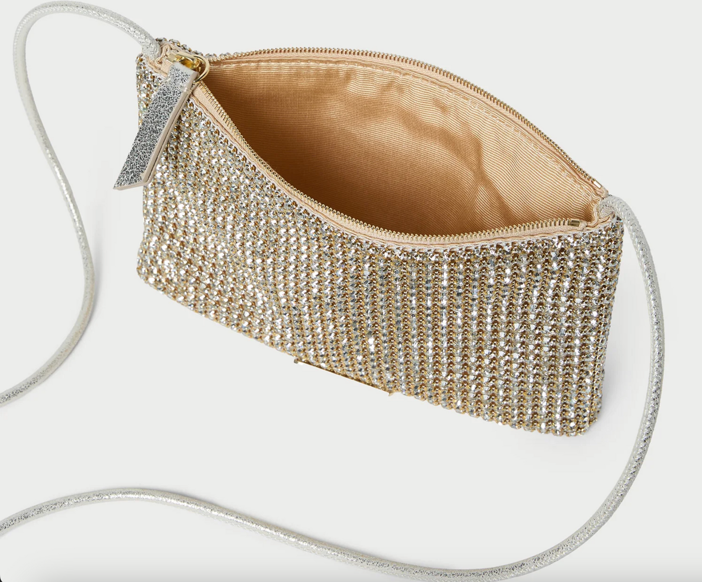 Yasmine Diamanté Crossbody - Gold