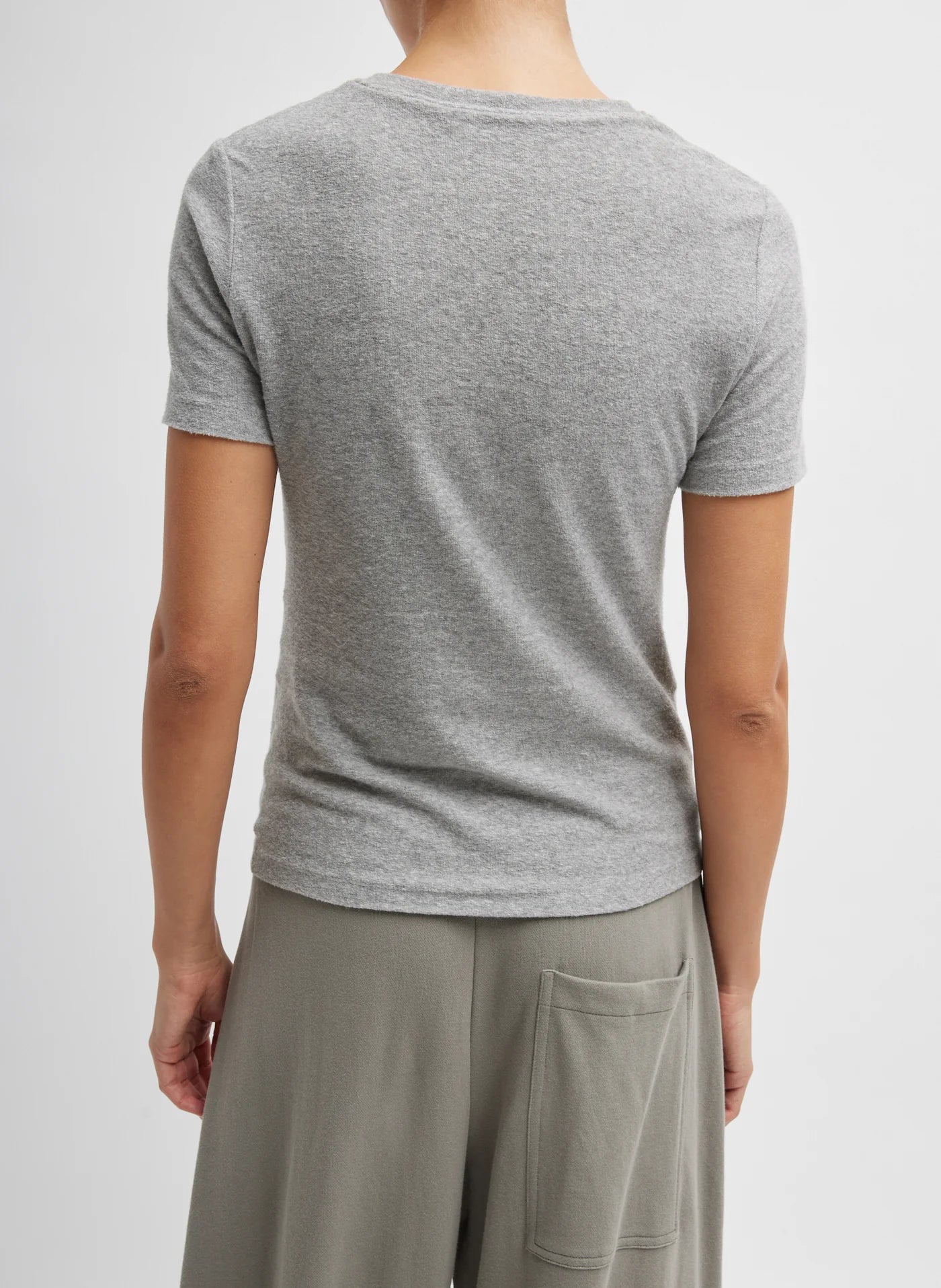 Dry Loop Terry Baby T-Shirt - Heather Grey