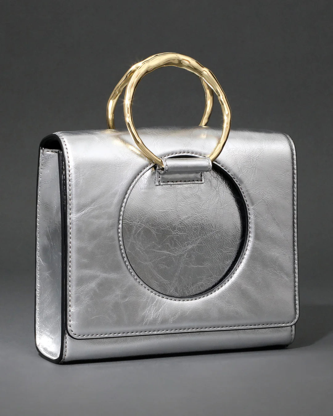 The Hunter Convertible Crossbody Bag - Silver