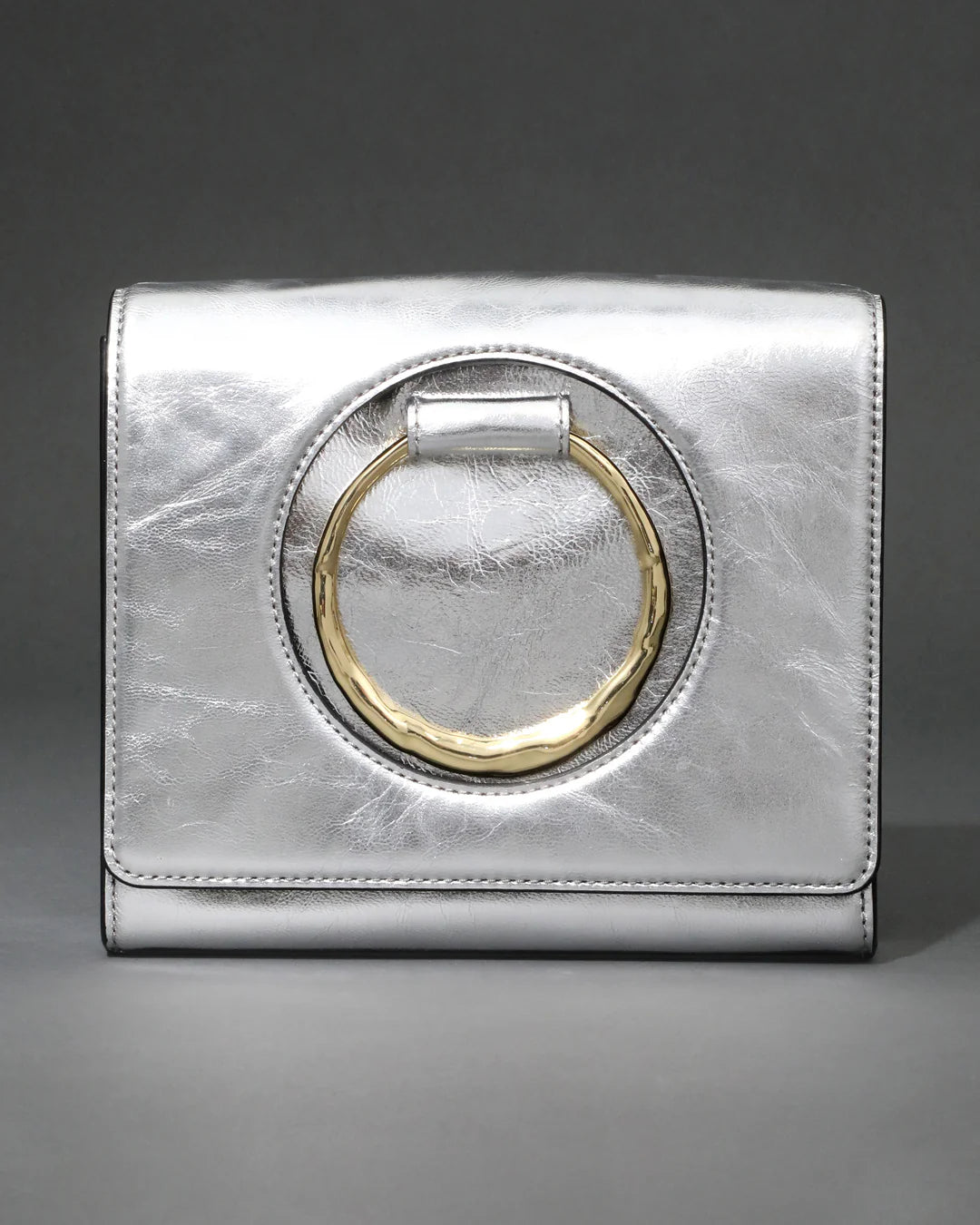 The Hunter Convertible Crossbody Bag - Silver