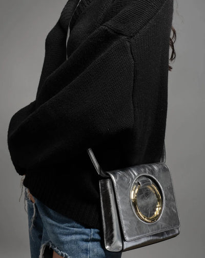 The Hunter Convertible Crossbody Bag - Silver