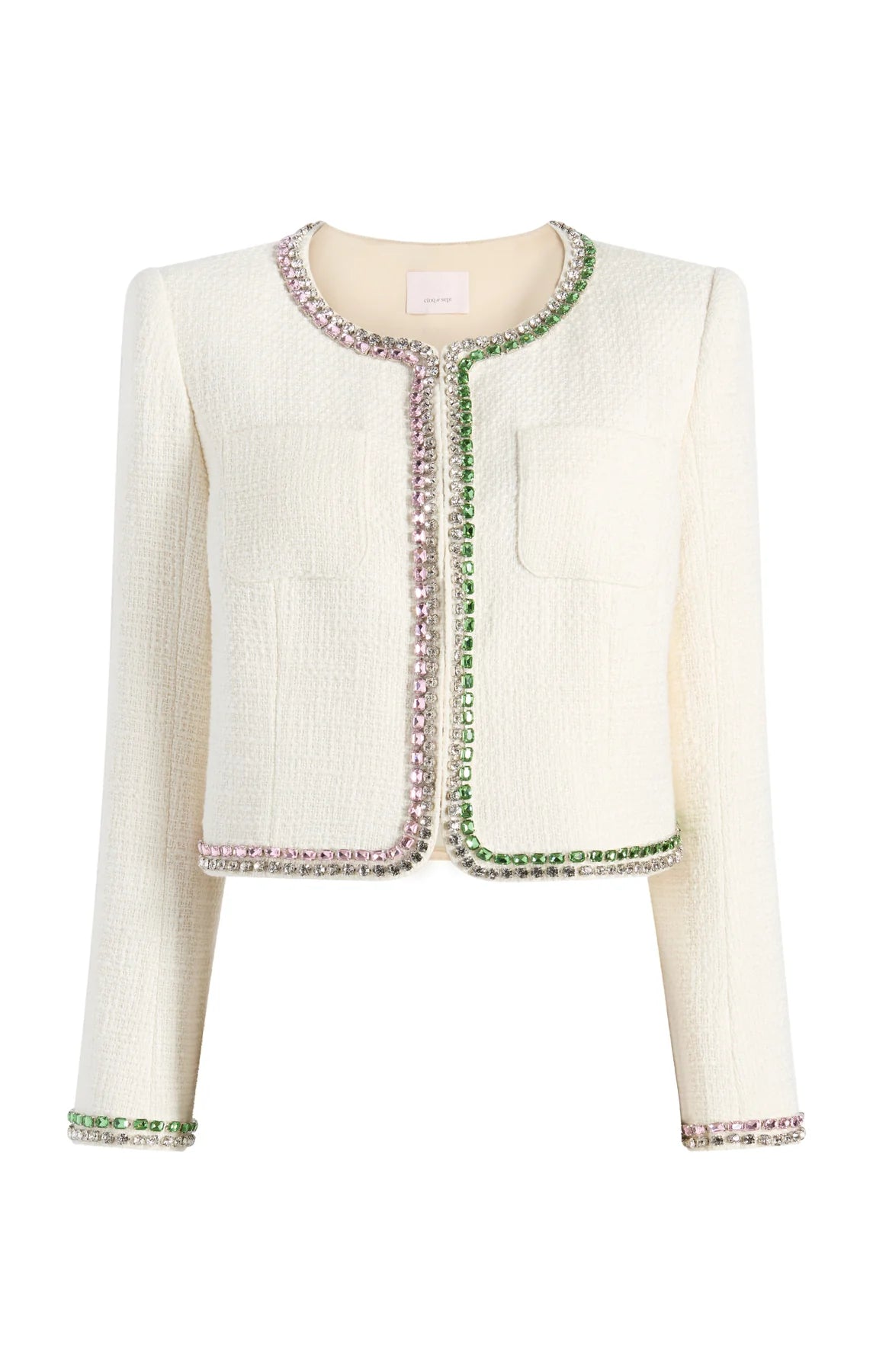 VERITY JACKET - Gardenia/Multi