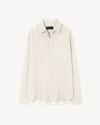 GAIA SILK SHIRT - Ivory