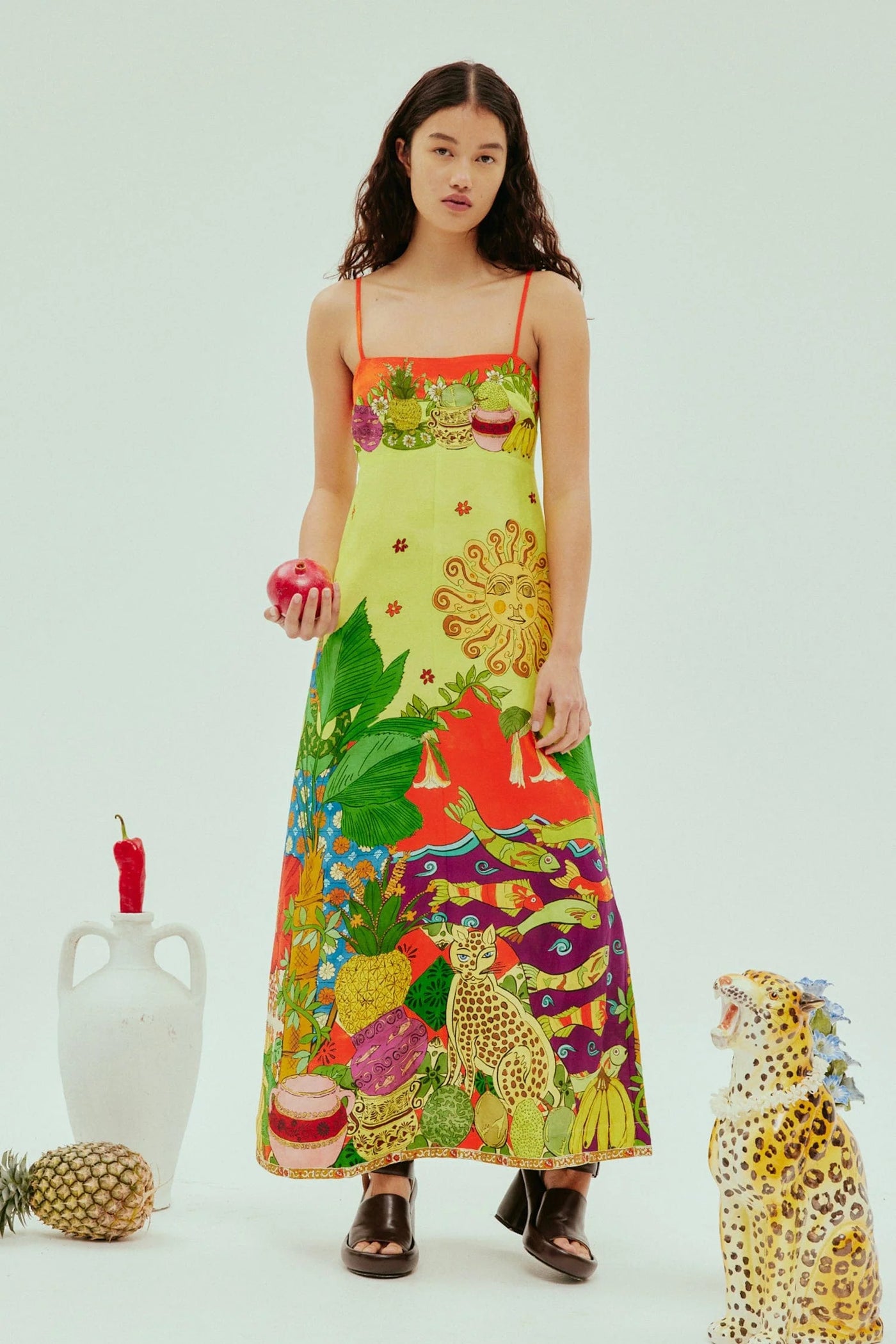 TIGER DAY DRESS - Multi