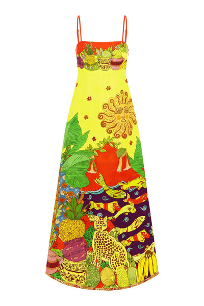 TIGER DAY DRESS - Multi