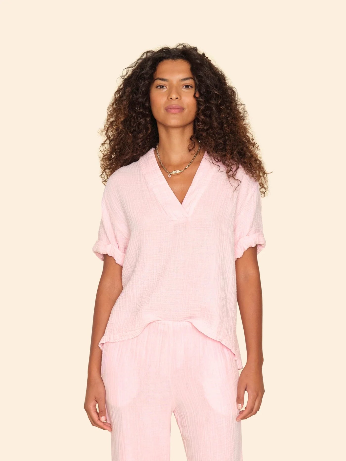 Avery Top - Opal Pink