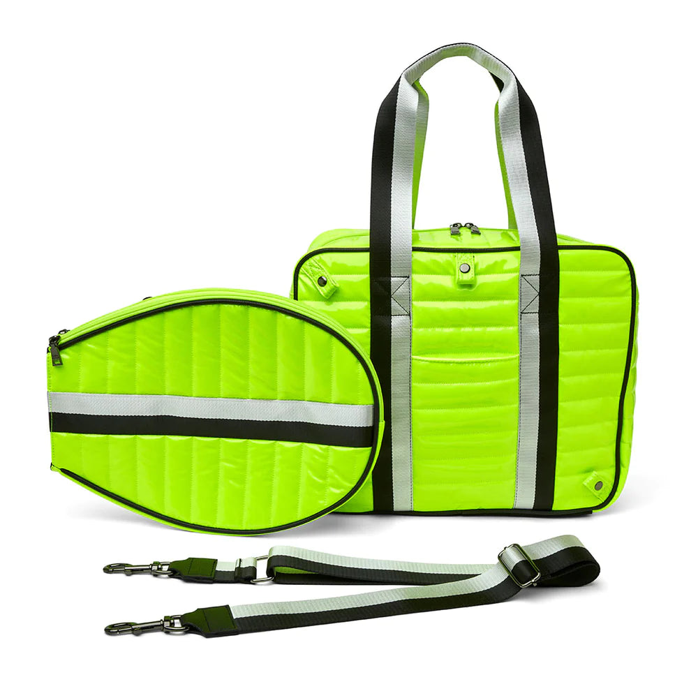 Think Royln You Are The Champion Tennis Bag Neon Yellow